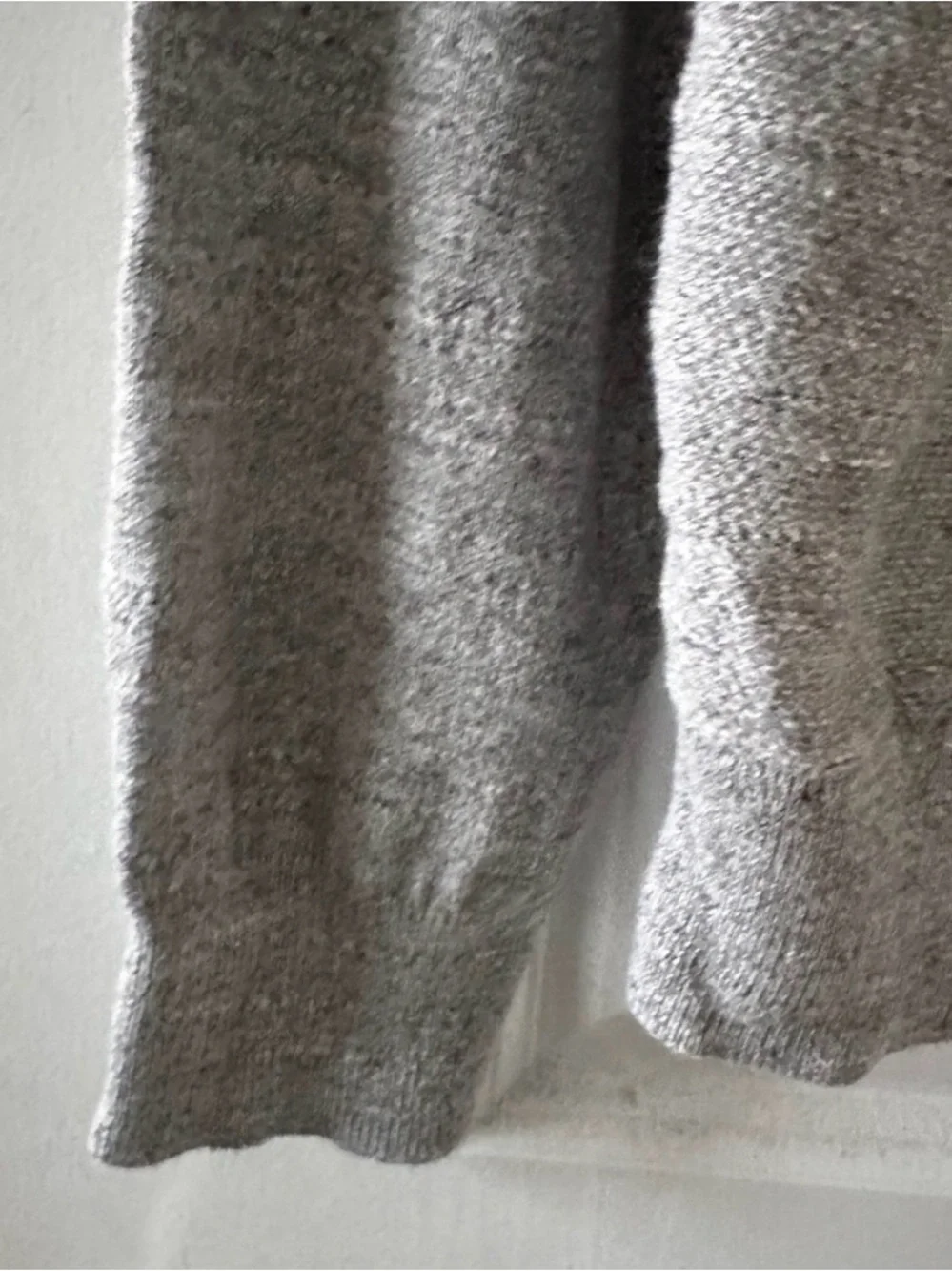 J.Crew Jeans Slim Textured Gray Cotton Crewneck Sweater Men’s Size Large Preppy